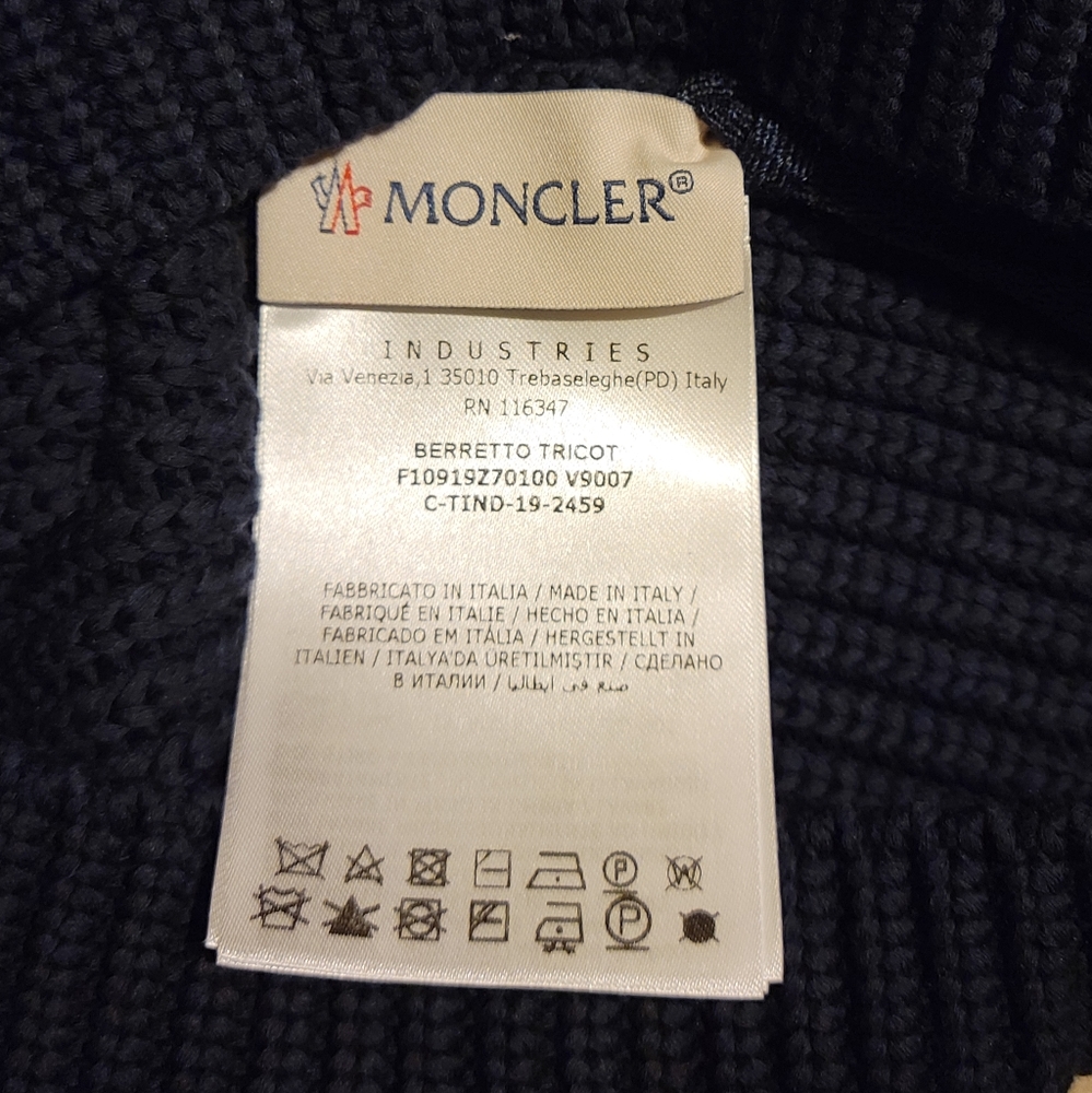 NWT Moncler Tricot Beanie - Picture 7 of 8